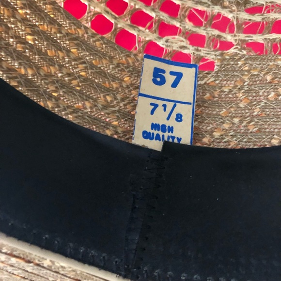 Rio Grande Chihuahua Mexico Straw Woven Cowboy Hat - Picture 6 of 8